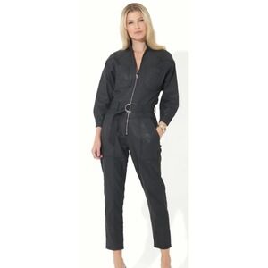 Donna‎ Ida Black Military Jumpsuit - Size XL